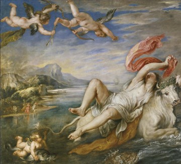 Pedro Pablo Rubens Painting - La violación de Europa Peter Paul Rubens